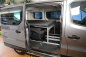 Preview: VanEssa sleeping system for kitchen side view in Opel Vivaro B life Renault Trafic III Spaceclass
